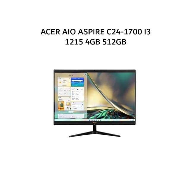 ACER AIO ASPIRE C24-1700 I3 1215 4GB 512GB W11+OHS 23.8FHD 1Y