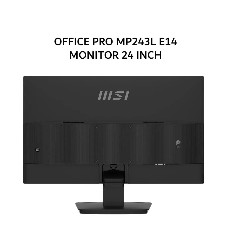 MSI MONITOR 24 INCH OFFICE PRO MP243L E14 IPS FHD 1080P 1MS 144HZ HDR READY HDMI+VGA 3Y