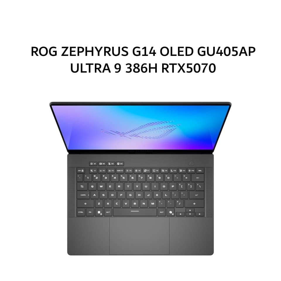 ASUS ROG ZEPHYRUS G14 OLED GU405AP ULTRA 9 386H RTX5070 8GB/ 32GB 1TB W11+OHS+M365B 14.0 QHD 120HZ (BOX MOU) GRY -I9N57OL3G-HM