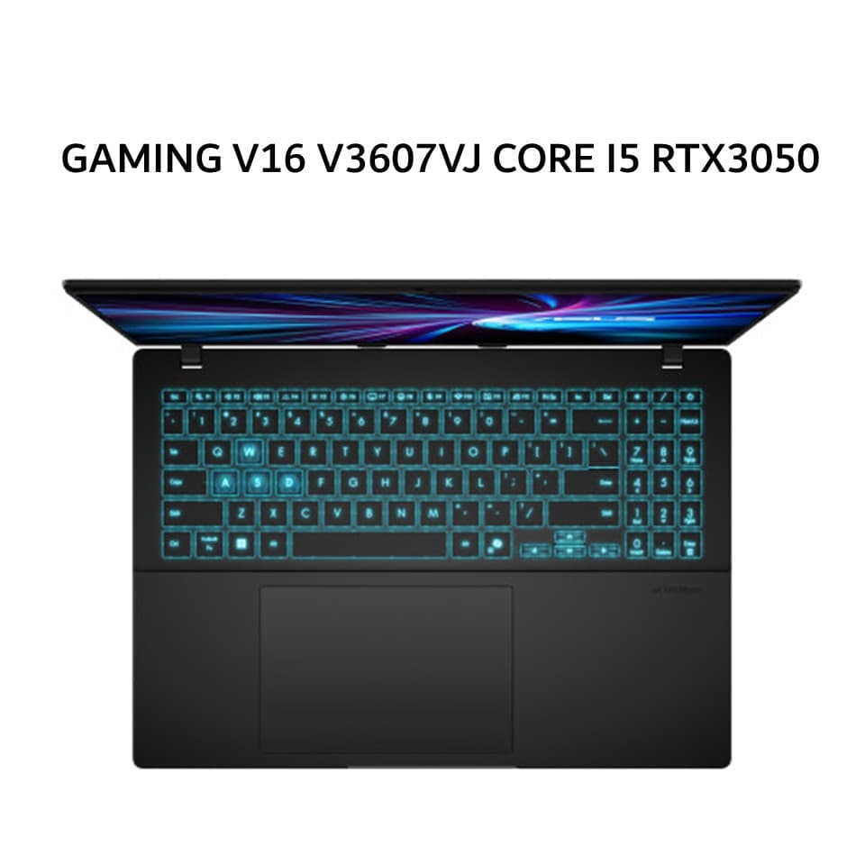 ASUS GAMING V16 V3607VJ CORE I5 210H RTX3050 6GB/ 8GB 512GB W11+OHS+M365B 16.0WUXGA 144Z SRGB 100 2Y BLK -I535K1T-HM