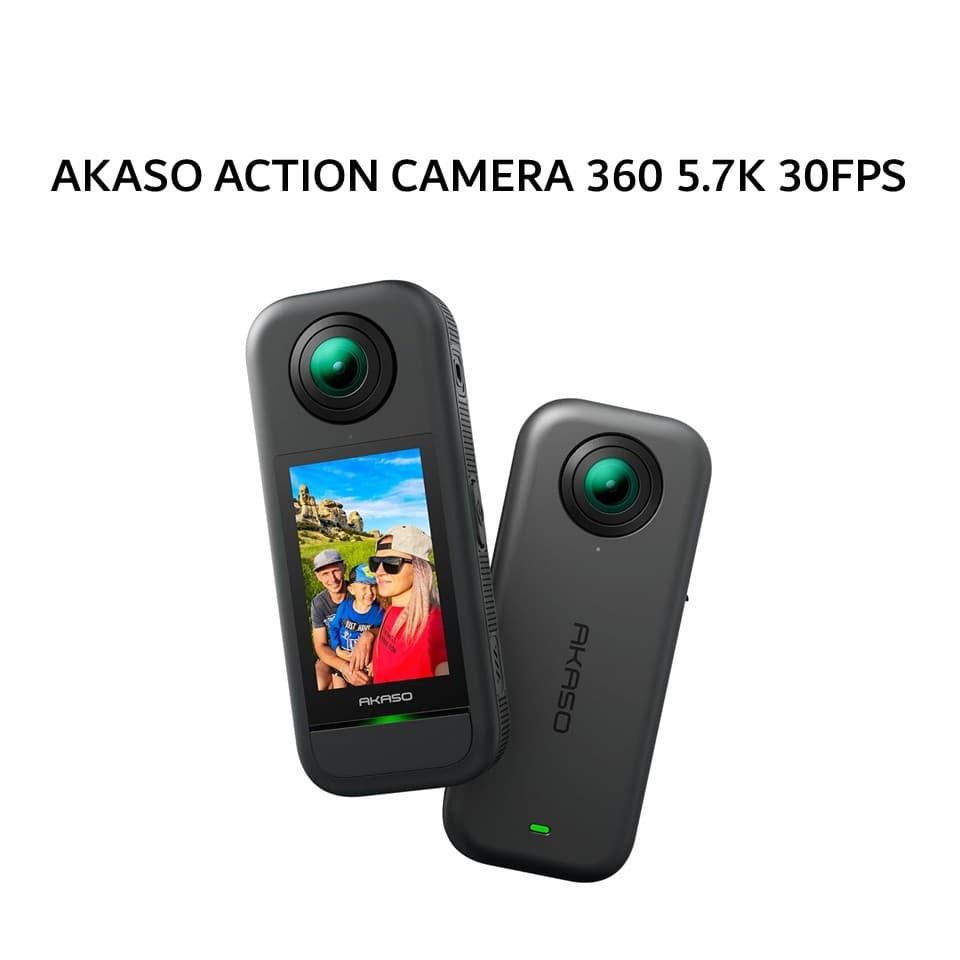 AKASO ACTION CAMERA 360 5.7K 30FPS 72 MP VIDEO N FOTO WEATHERPROOF STANDART MODEL 1Y