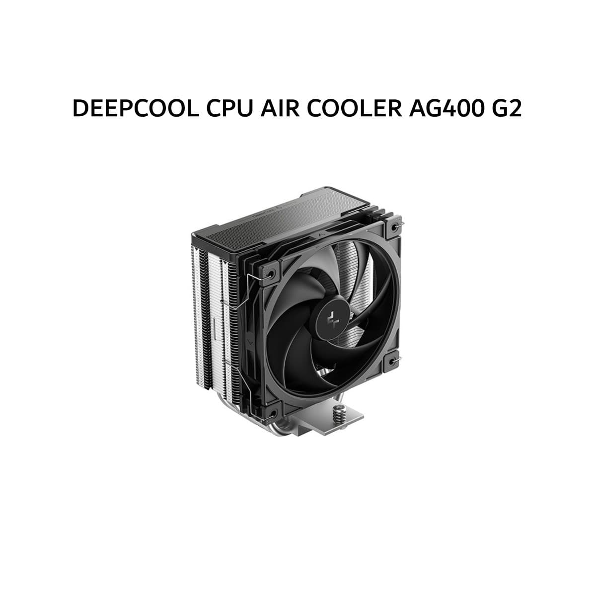 DEEPCOOL CPU AIR COOLER AG400 G2 (1X 120MM PWM FAN + 4 HEATPIPES) BLACK 1Y