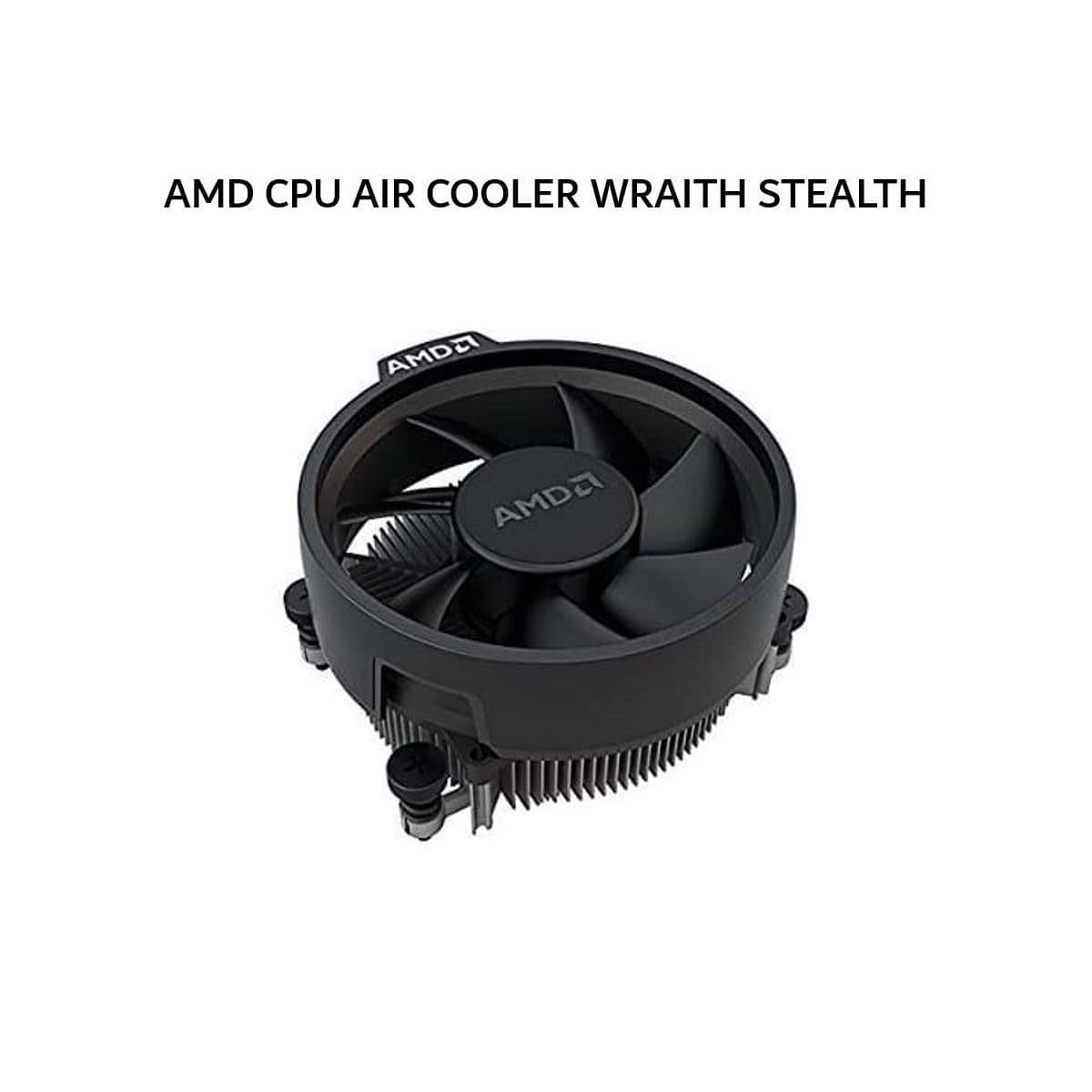 AMD CPU AIR COOLER WRAITH STEALTH (1X 90MM FAN) BLACK