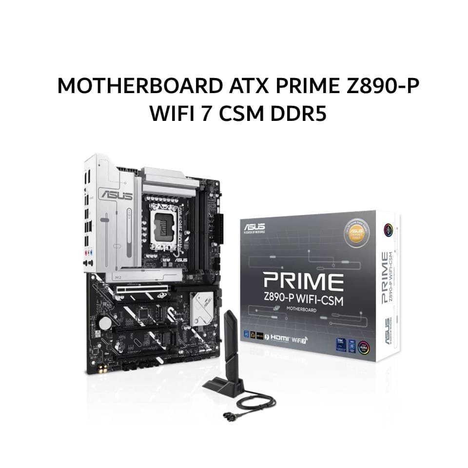 ASUS MOTHERBOARD ATX PRIME Z890-P WIFI 7 CSM DDR5 LGA1851 /INTEL 3Y