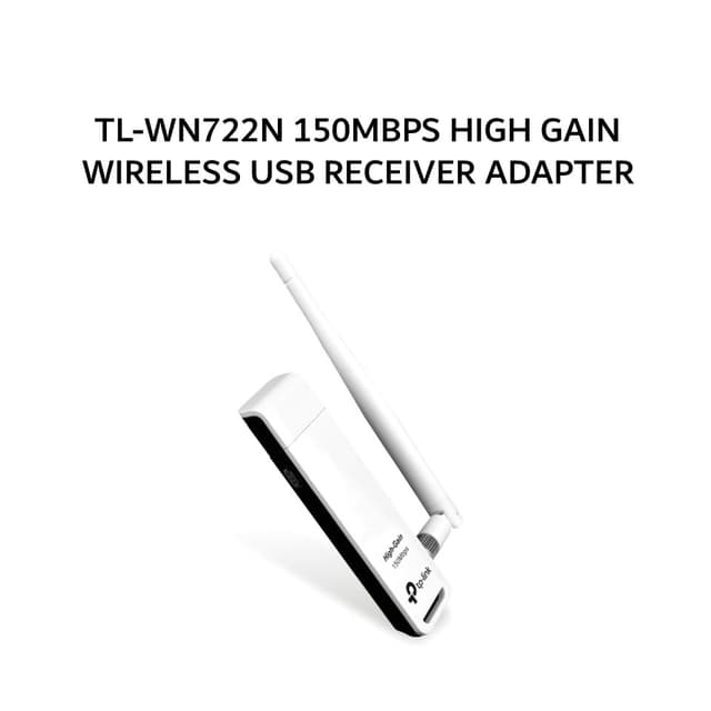 TP-LINK TL-WN722N 150MBPS HIGH GAIN WIRELESS USB RECEIVER ADAPTER