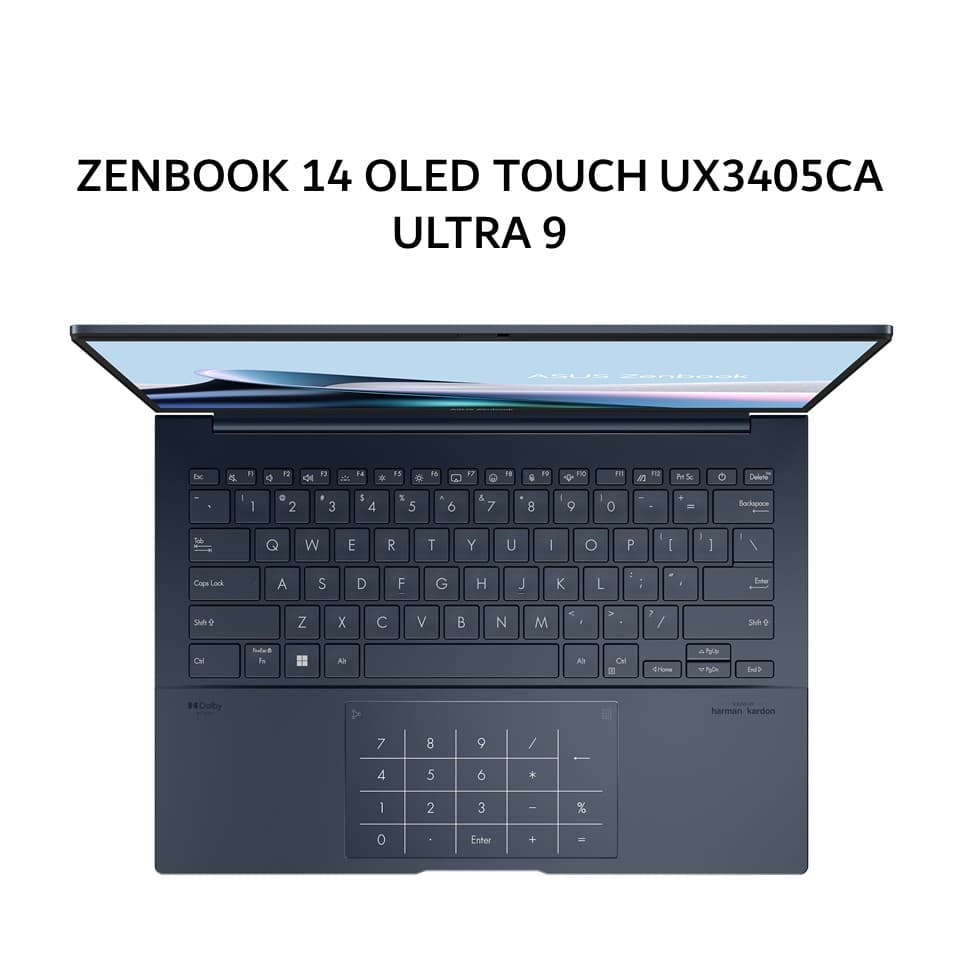 ASUS ZENBOOK 14 OLED 1100NITS TOUCH UX3405CA ULTRA 9 285H 32GB 1TB W11PRO+OHS 14.0 3K 120HZ EVO BLU 3Y -OLEDS9313TM