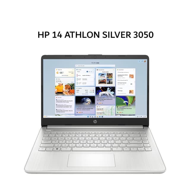 HP 14 ATHLON SILVER 3050 8GB 512GB W11+OHS 14.0 BLIT 2Y SLV -FQ0562AU/8