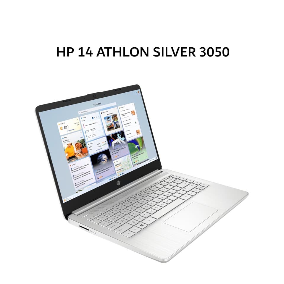 HP 14 ATHLON SILVER 3050 8GB 512GB W11+OHS 14.0 BLIT 2Y SLV -FQ0562AU/8