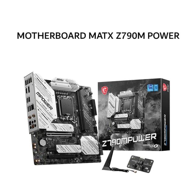 MSI MOTHERBOARD MATX Z790M POWER DDR5 LGA1700 /INTEL 3Y
