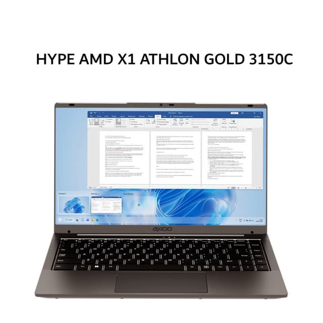 AXIOO HYPE AMD JKT48 X1 ATHLON GOLD 3150C 8GB 256GB DOS 14.0FHD BLIT BLK