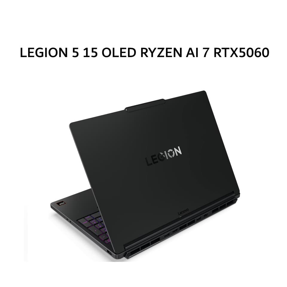 LENOVO LEGION 5 15 OLED RYZEN AI 7 250 RTX5060 8GB/ 16GB 512GB W11+OHS+M365B 15.3WQXGA 165HZ 24ZRGB 3Y+3ADP BLK -1NID
