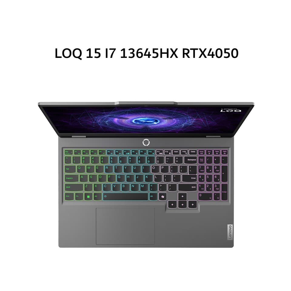 LENOVO LOQ 15 I7 13645HX RTX4050 6GB/ 16GB 512GB W11+OHS+M365B 15.6FHD 144HZ 100SRGB RGB 2Y PREM+2ADP GRY -G5ID