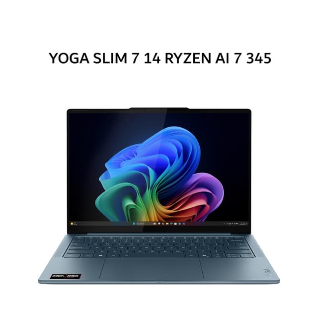 LENOVO YOGA SLIM 7 14 RYZEN AI 7 345 16GB 512GB W11+OHS+M365B 14.0WUXGA OLED 3Y PREM+3ADP TEAL -AHID