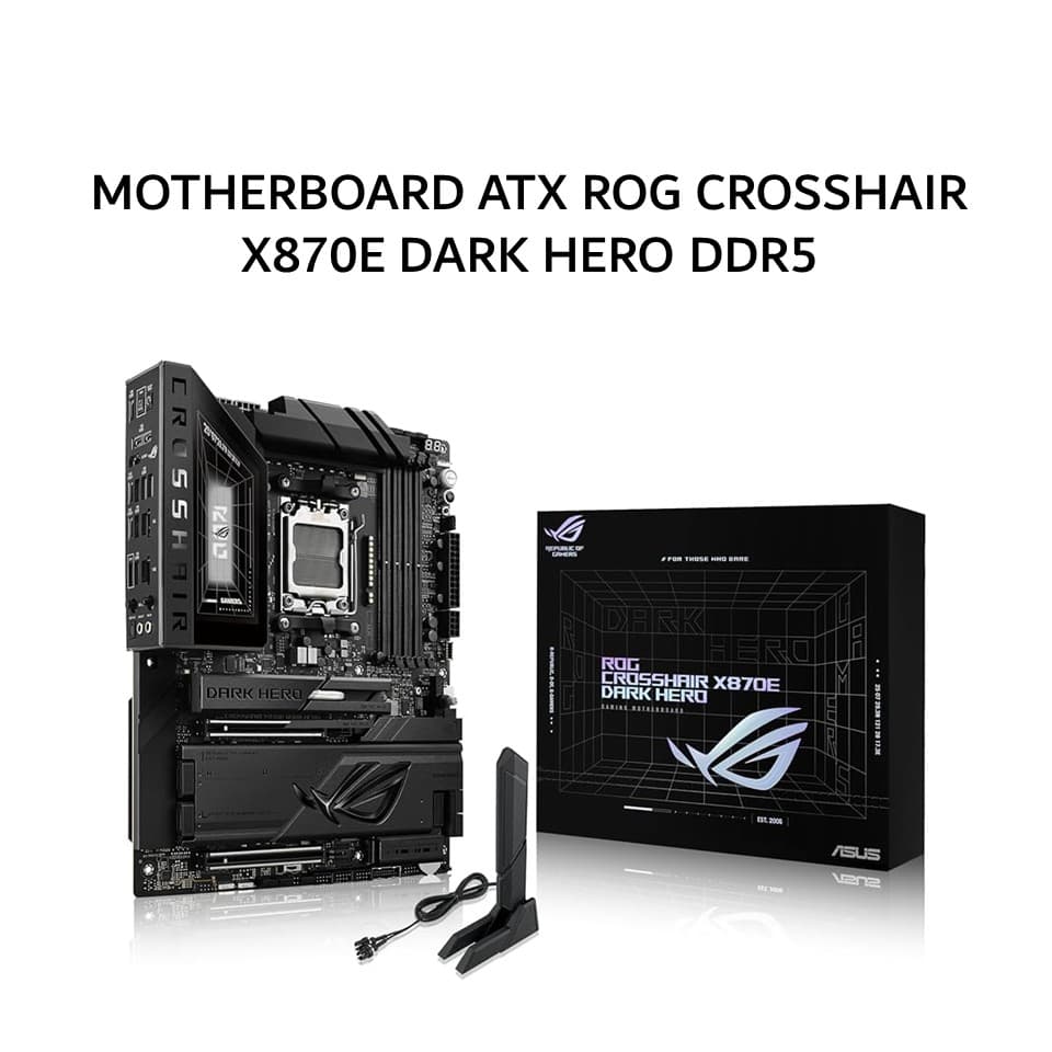 ASUS MOTHERBOARD ATX ROG CROSSHAIR X870E DARK HERO DDR5 AM5 /AMD 3Y