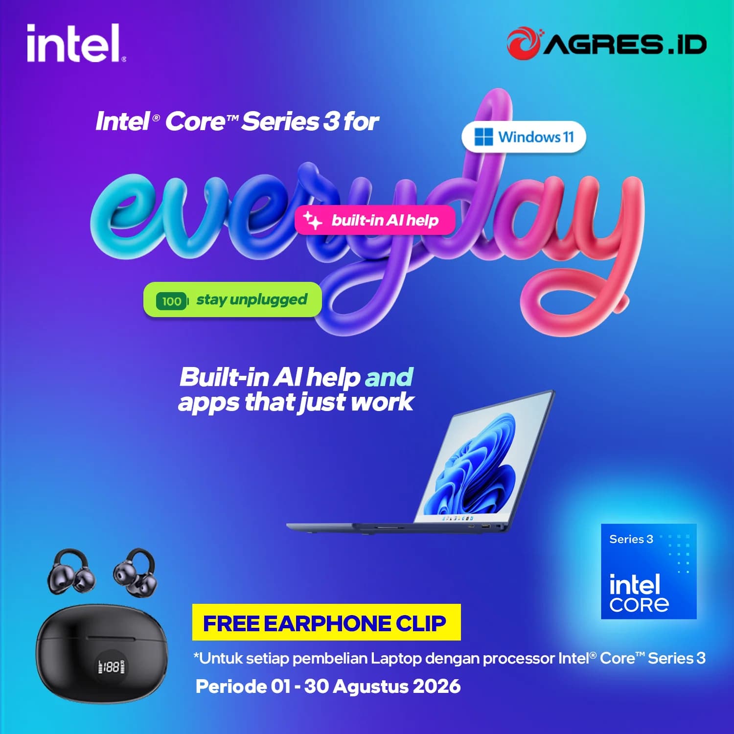 AUGUST INTEL SERIES 3 EVERYDAY WITH AI