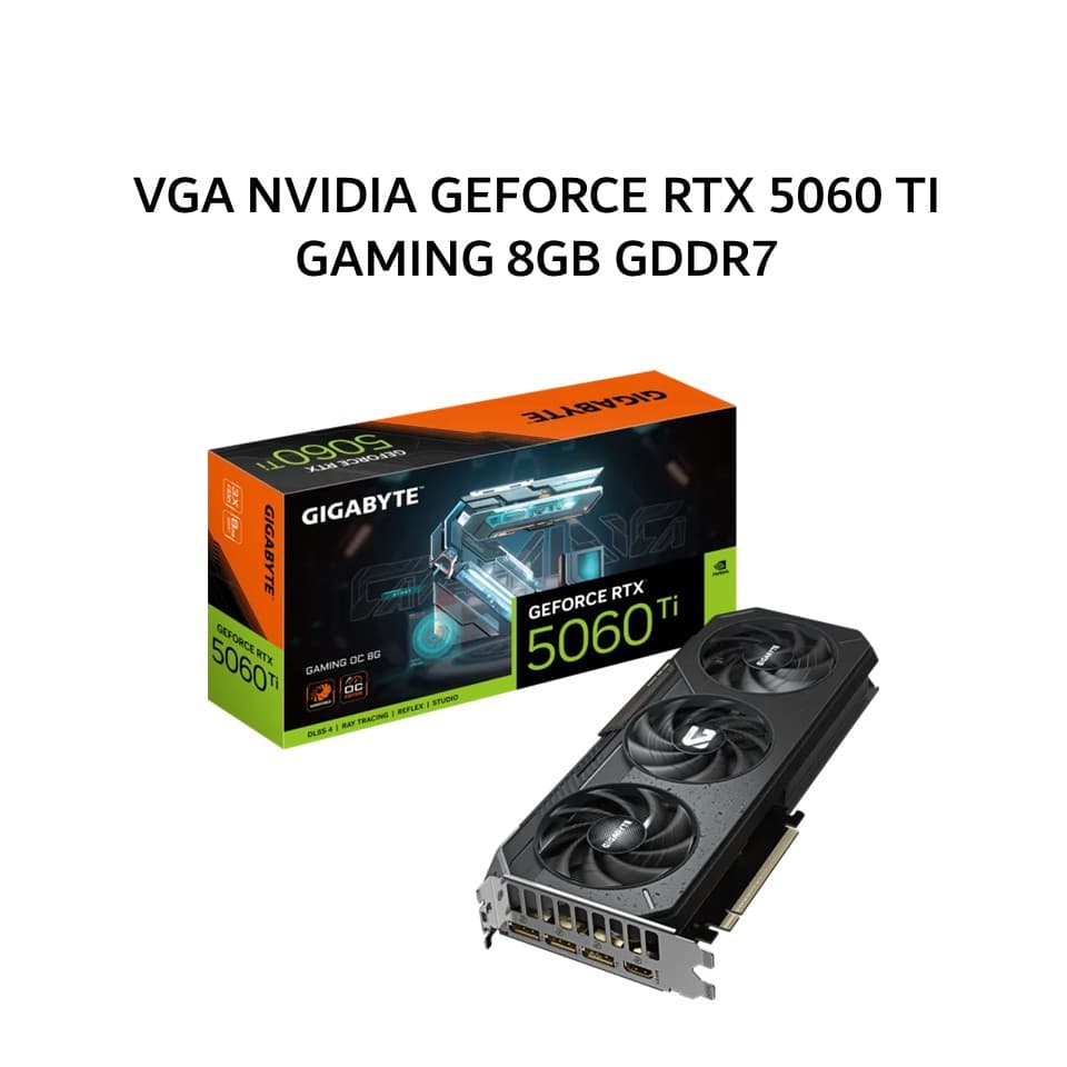 GIGABYTE VGA NVIDIA GEFORCE RTX 5060 TI GAMING 8GB GDDR7 OC 3Y