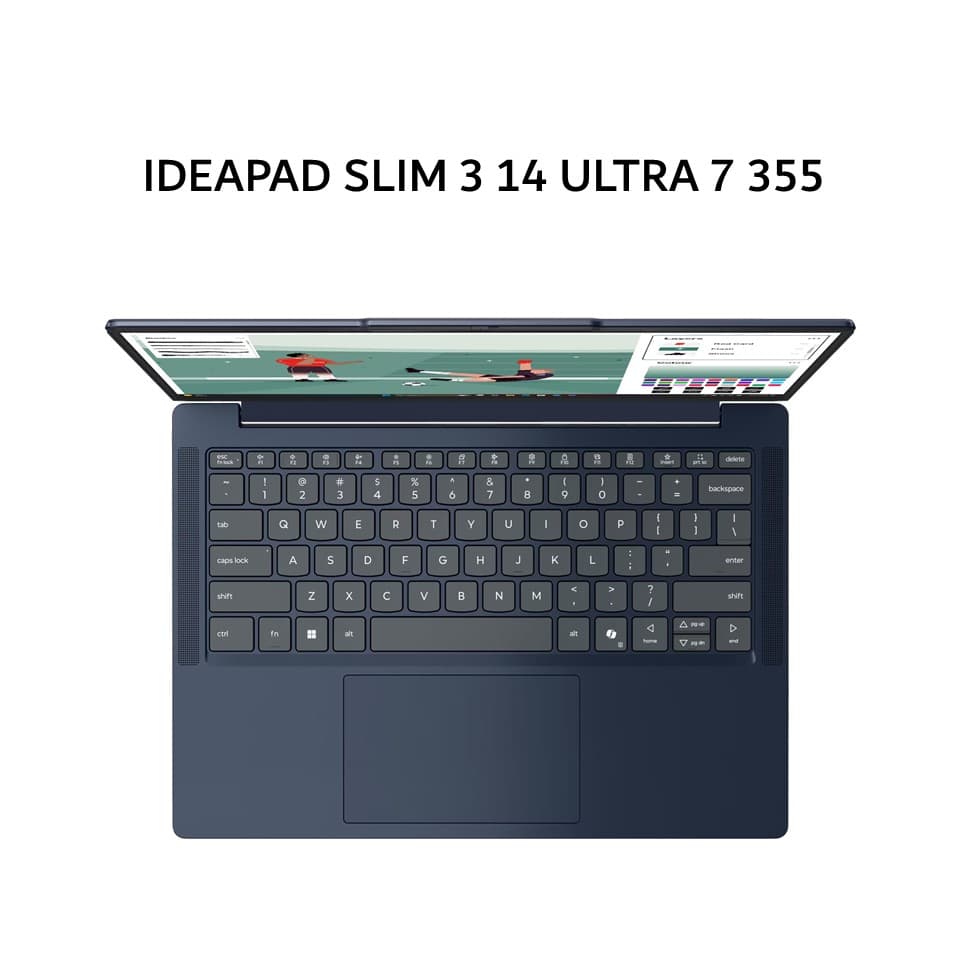 LENOVO IDEAPAD SLIM 3 14 ULTRA 7 355 16GB 512GB W11+OHS+M365B 14.0WUXGA BLIT 2Y PREM+2ADP (BOX BP) BLU -3EID