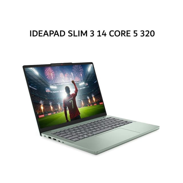 LENOVO IDEAPAD SLIM 3 14 CORE I5 320 8GB 512GB W11+OHS+M365B 14.0WUXGA BLIT 2Y PREM+2ADP (BOX BP) MOSS -90ID