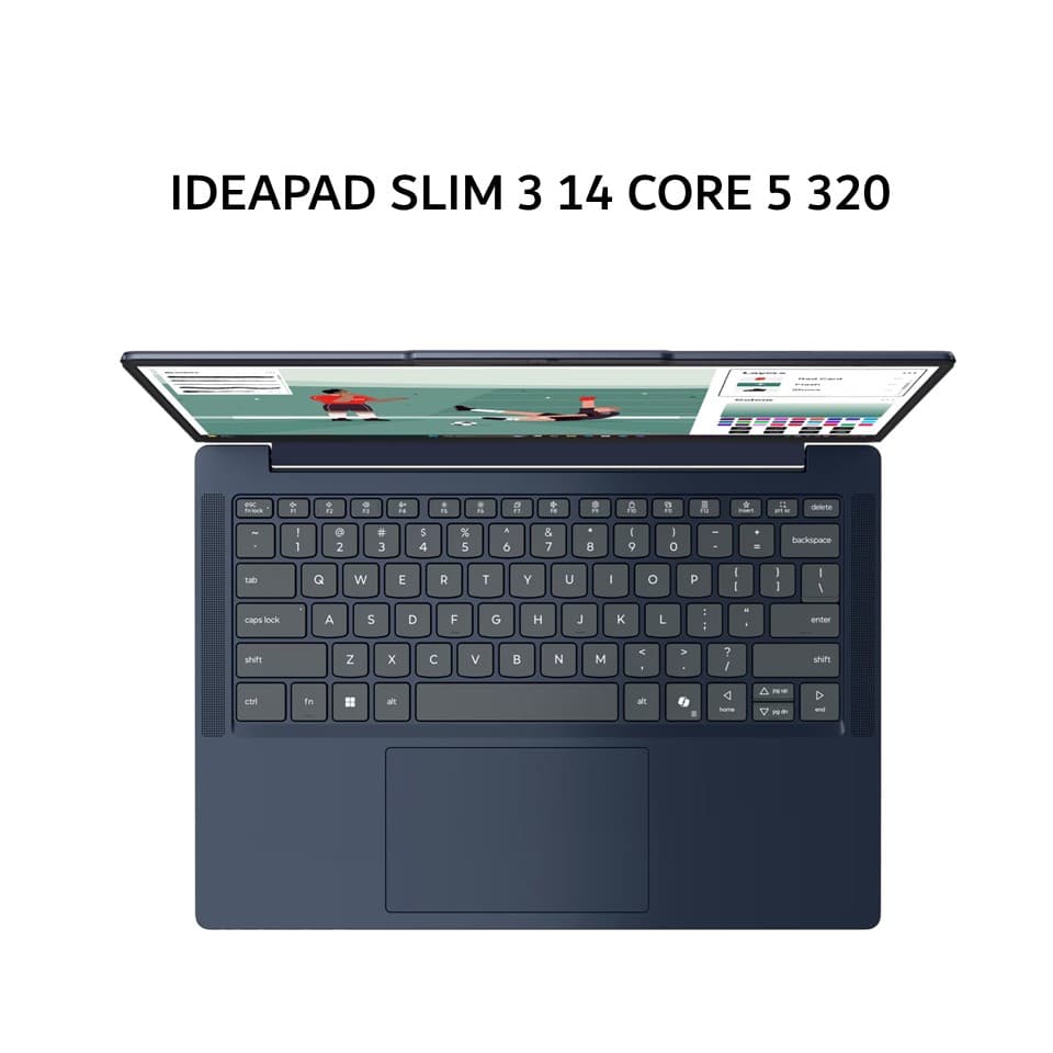 LENOVO IDEAPAD SLIM 3 14 CORE I5 320 8GB 512GB W11+OHS+M365B 14.0WUXGA BLIT 2Y PREM+2ADP (BOX BP) BLUE -8YID
