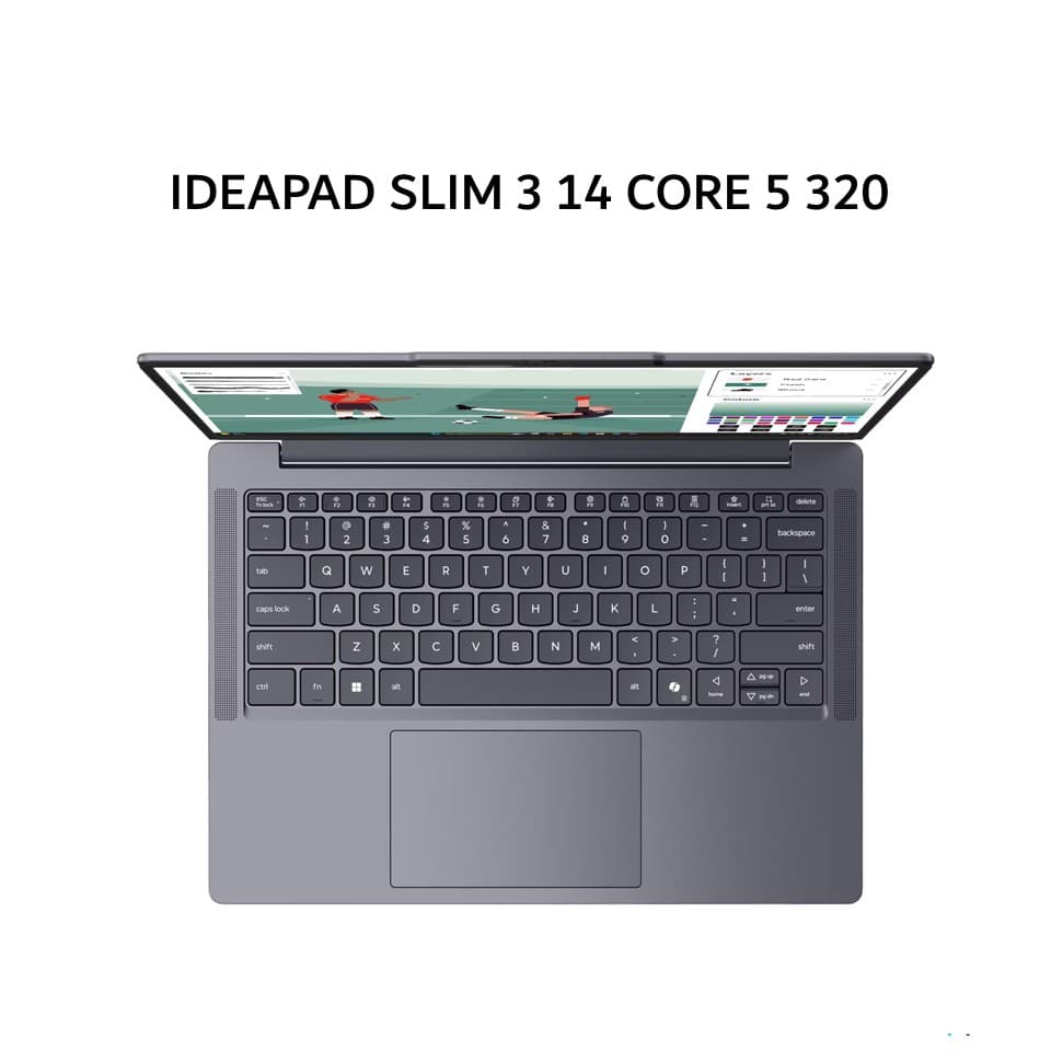 LENOVO IDEAPAD SLIM 3 14 CORE I5 320 8GB 512GB W11+OHS+M365B 14.0WUXGA BLIT 2Y PREM+2ADP (BOX BP) GREY -91ID