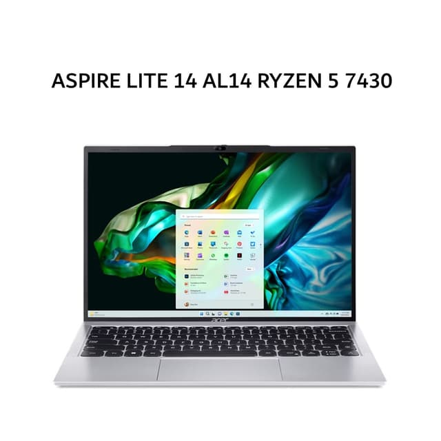 ACER ASPIRE LITE 14 AL14 RYZEN 5 7430 8GB 512GB W11+OHS+M365B 14.5WUXGA IPS SLV -44P.R64E