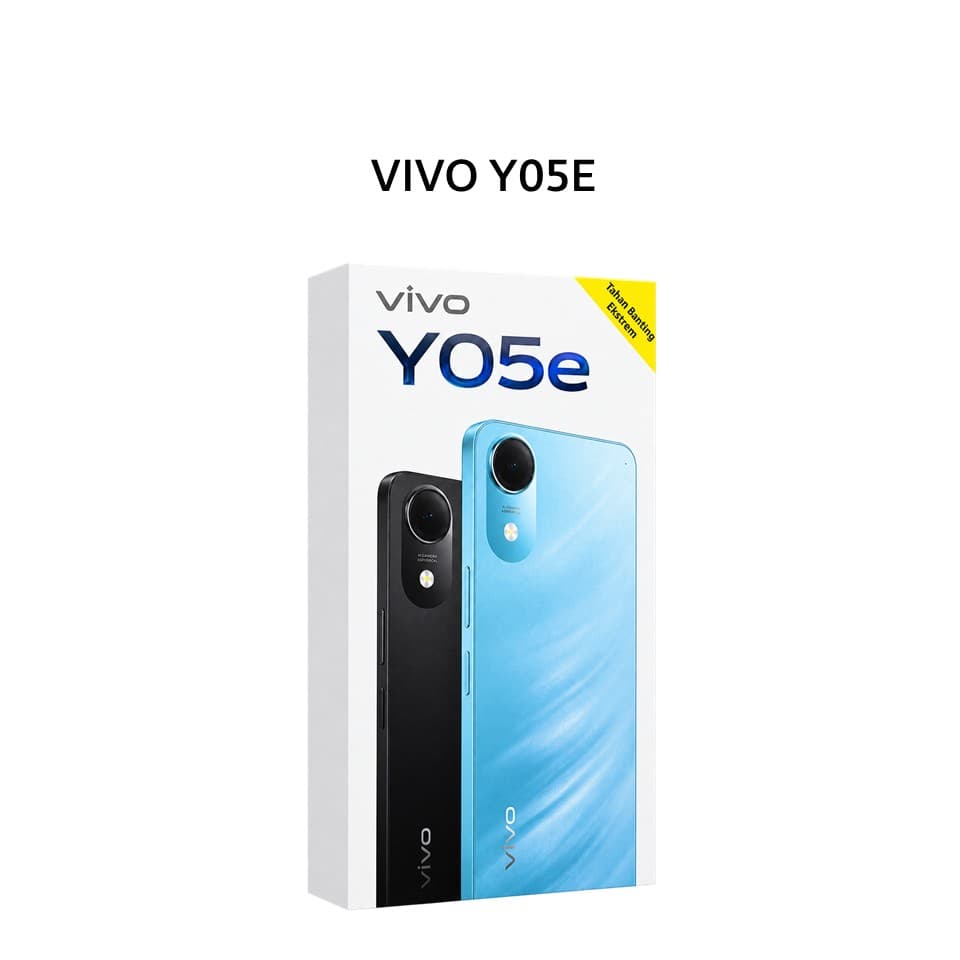 VIVO Y05E 4GB 64GB BLACK (BOX CHA+CAS+SCR)
