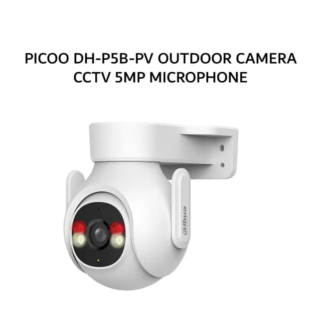 DAHUA PICOO DH-P5B-PV WIFI NETWORK OUTDOOR CAMERA CCTV 5MP MICROPHONE PAN N TILT 3Y