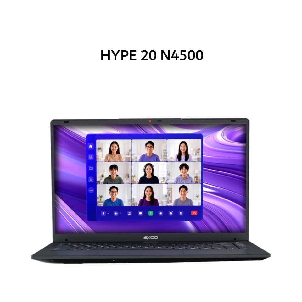 AXIOO HYPE 20 N4500 6GB 256GB DOS 14.0 MIDNIGHT BLK