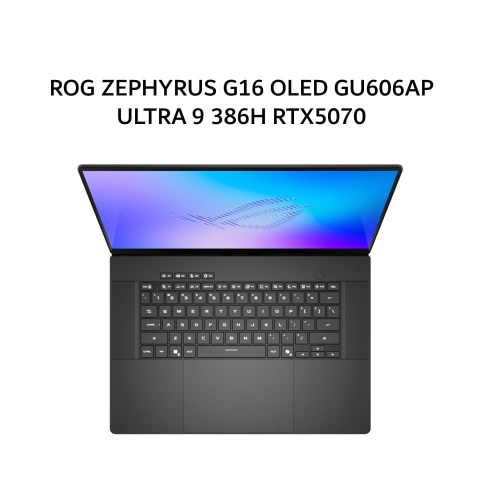 ASUS ROG ZEPHYRUS G16 OLED GU606AP ULTRA 9 386H RTX5070 8GB/ 32GB 1TB W11+OHS+M365B 16.0WQXGA 240HZ (BOX MOUSE) GRY -I9N57OL6G-HM