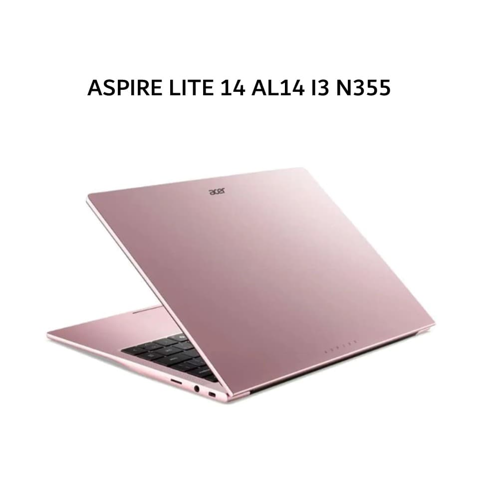 ACER ASPIRE LITE 14 AL14 CORE 3 N355 8GB 512GB W11+OHS+M365B 14.0WUXGA IPS PNK -32P.329E