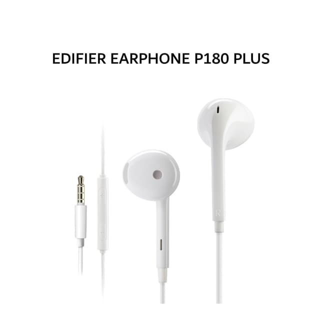 EDIFIER EARPHONE P180 PLUS WHITE