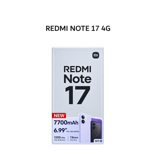 XIAOMI REDMI NOTE 17 4G 6GB 128GB SKY TEAL