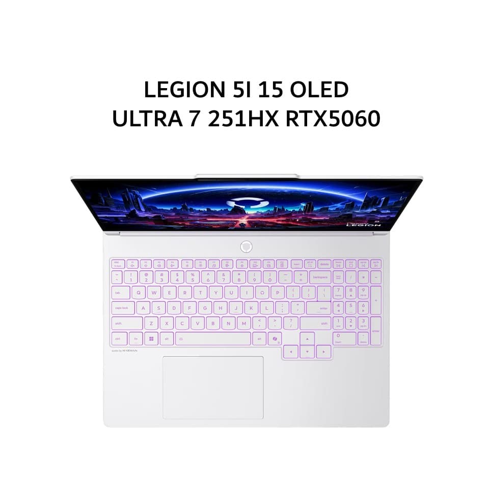 LENOVO LEGION 5I 15 OLED ULTRA 7 251HX RTX5060 8GB/ 16GB 512GB W11+OHS+M365B 15.3WQXGA 165HZ RGB 3Y+3ADP WHT -14ID