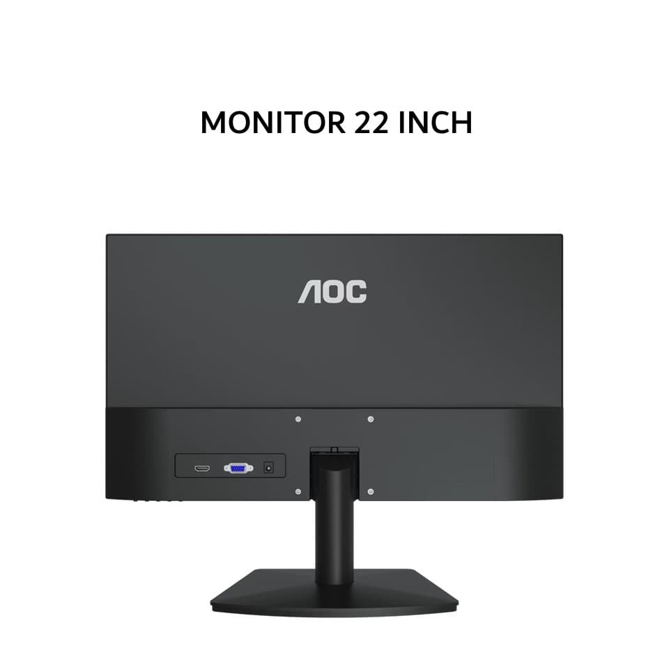 AOC MONITOR 22 INCH IPS FHD 1080P 1MS 120HZ OC 22B15H2 HDMI+VGA TILT 3Y ON SITE
