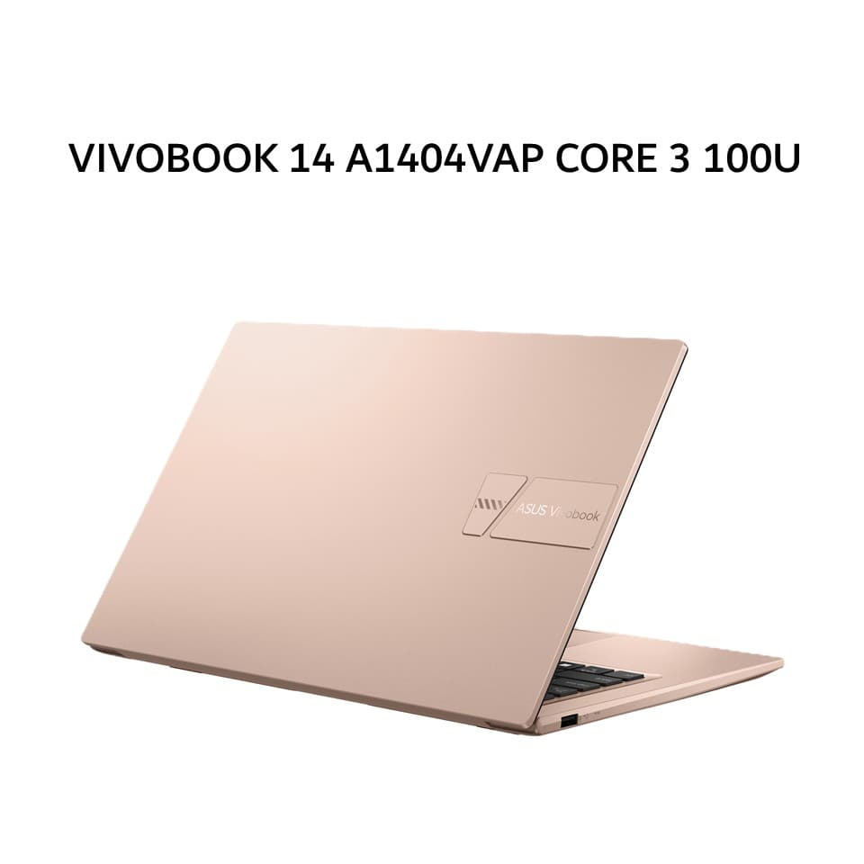 ASUS VIVOBOOK 14 A1404VAP CORE 3 100U 8GB 256GB W11+OHS+M365B 14.0FHD VIPS TERRA COTTA -VIPS3822M