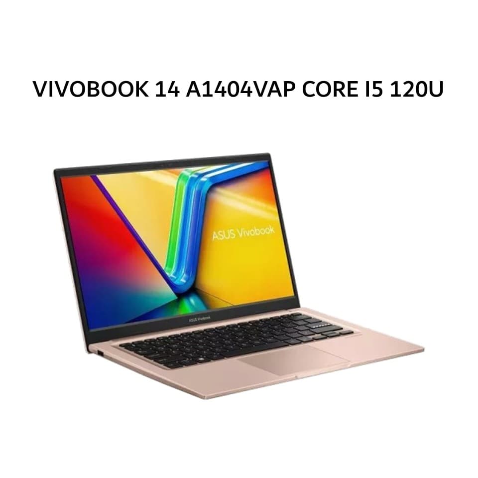 ASUS VIVOBOOK 14 A1404VAP CORE I5 120U 16GB 512GB W11+OHS+M365B 14.0FHD VIPS TERRA COTTA -VIPS5852M