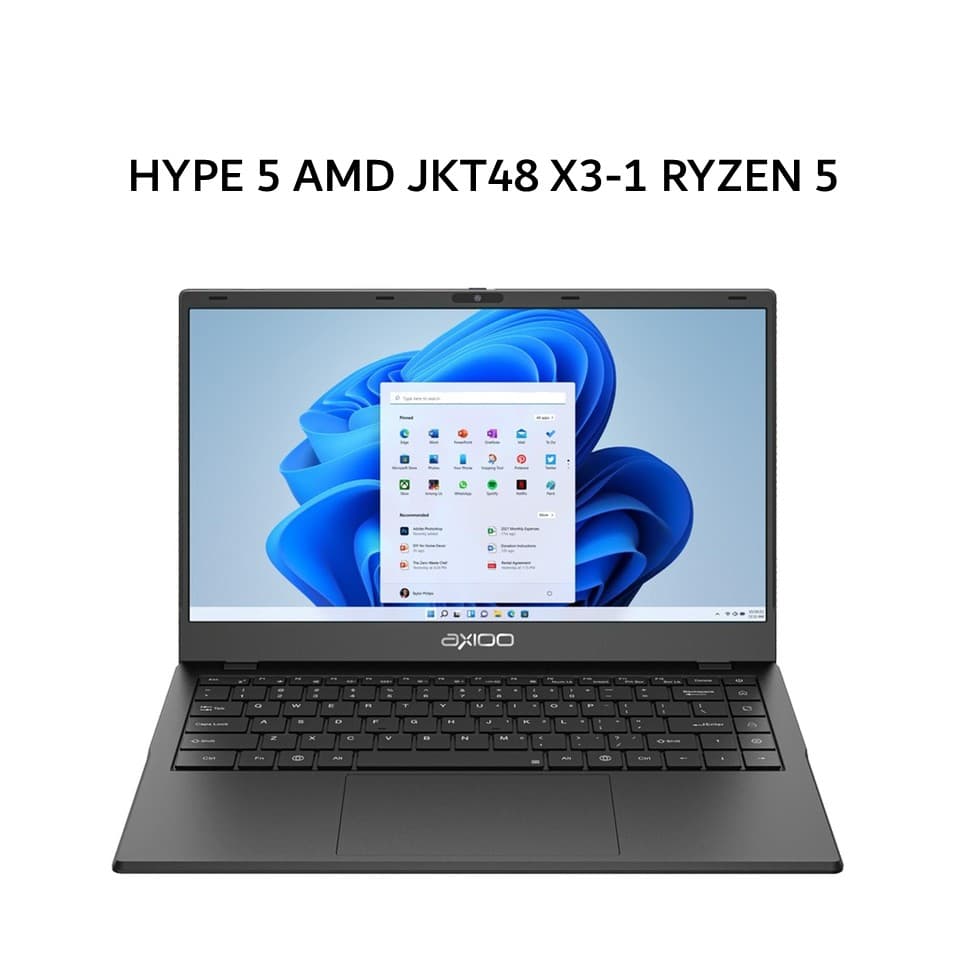 AXIOO HYPE 5 AMD JKT48 X3-1 LOLLIPOP RYZEN 5 3501 8GB 256GB W11 14.0FHD IPS BLIT GRY