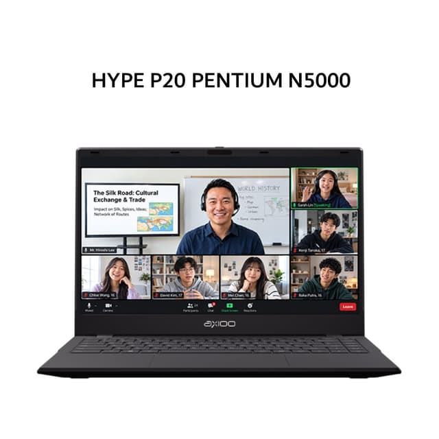 AXIOO HYPE P20 PENTIUM N5000 8GB 256GB DOS 14.1FHD IPS TITANIUM BRW