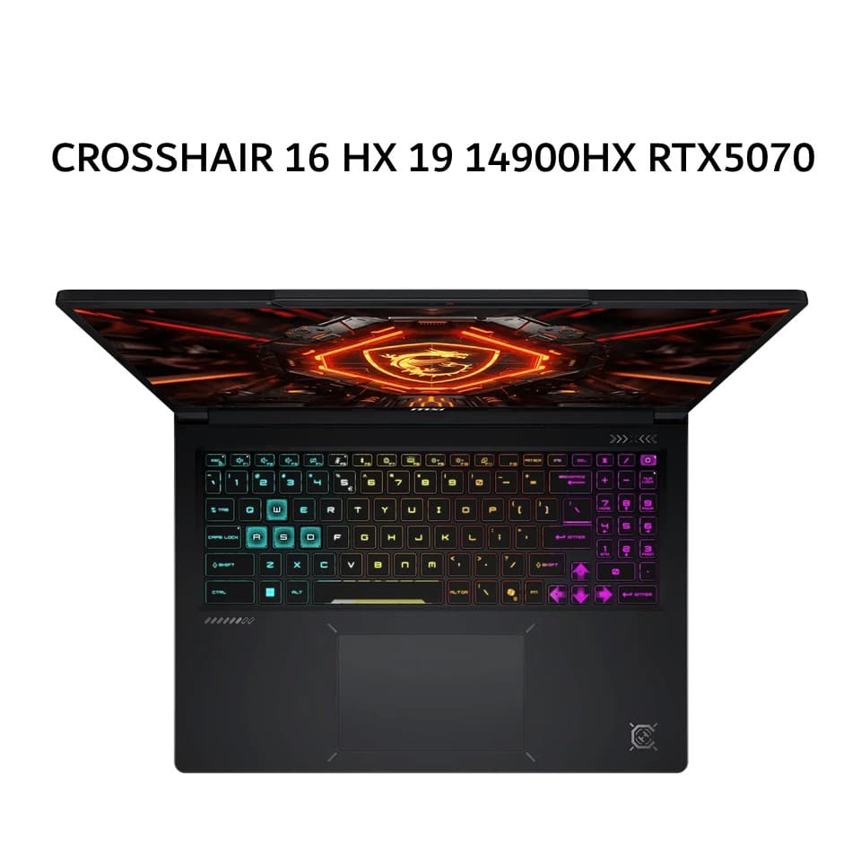MSI CROSSHAIR 16 HX 19 14900HX RTX5070 8GB/ 16GB 1TB W11 16.0WQHD 240HZ 100DCIP3 4ZRGB 2Y+ADP BLK -E14WGK.089