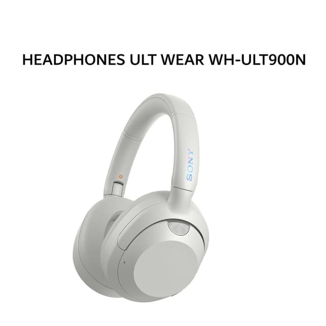 SONY ULT WEAR WH-ULT900N / WH ULT900N BLUETOOTH HEADPHONES ANC - OFF WHITE