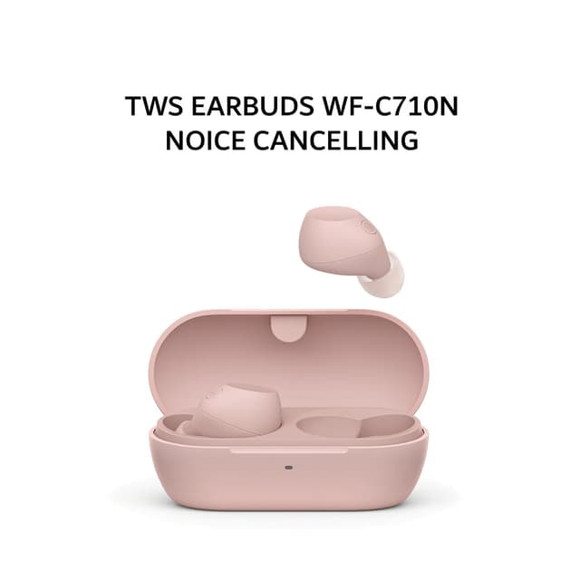 SONY WF-C710N / WF C710N TWS EARBUDS NOICE CANCELLING - PINK
