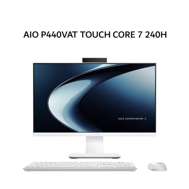 ASUS AIO P440VAT TOUCH CORE 7 240H 8GB 512GB W11+OHS+M365 23.8FHD 2Y WHT -W7852WS