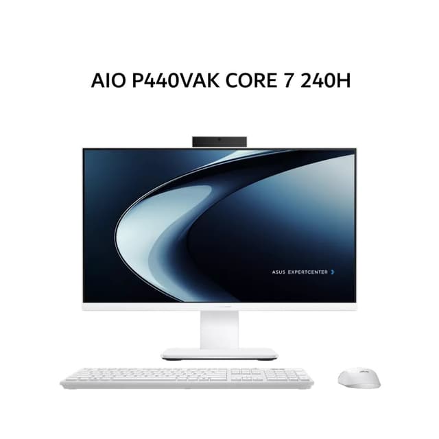 ASUS AIO P440VAK CORE 7 240H 16GB 512GB W11+OHS+M365 23.8FHD 2Y WHT -W7152WS