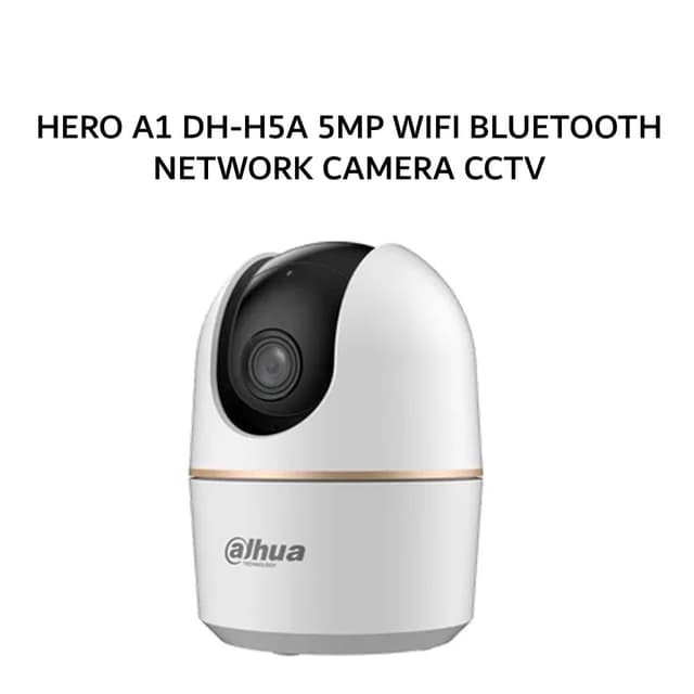 DAHUA HERO A1 DH-H5A WIFI BLUETOOTH NETWORK CAMERA CCTV 5MP MICROPHONE SPEAKER PAN N TILT 3Y
