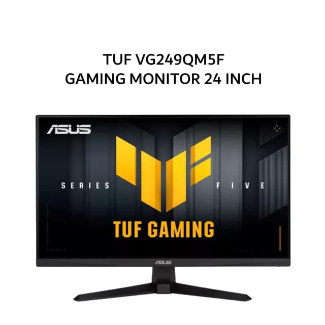 ASUS GAMING MONITOR 24 INCH TUF GAMING VG249QM5F FAST IPS FHD 1080P 0.3MS 260HZ HDR10 HDMI+DP SPEAKER TILT 3Y