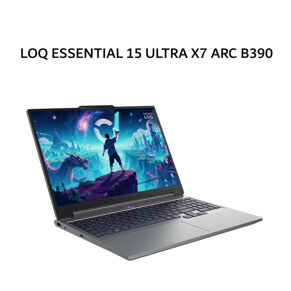 LENOVO LOQ ESSENTIAL 15 ULTRA X7 358H ARC B390 16GB 512GB 15.3WUXGA 165HZ 100SRGB RGB 2Y PREM+2ADP GRY -0DID