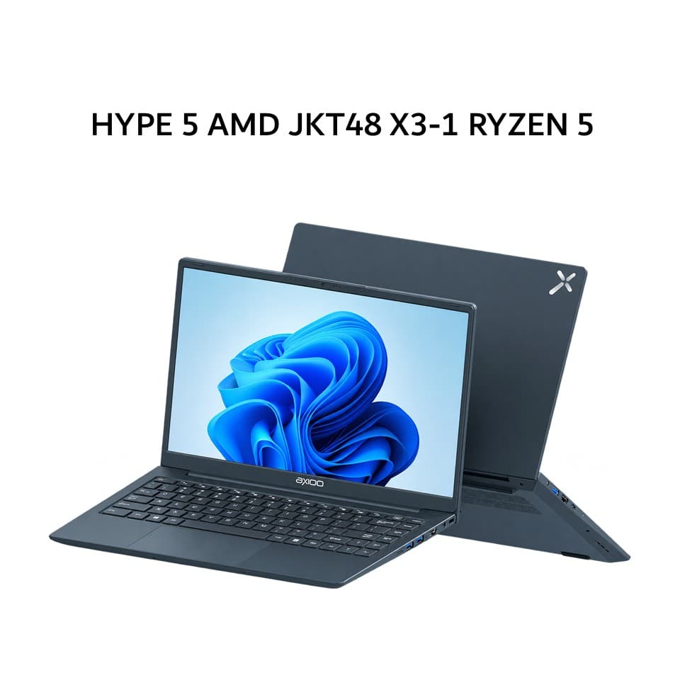 AXIOO HYPE 5 AMD JKT48 X3-1 RYZEN 5 3501 8GB 256GB W11 14.0FHD IPS BLIT 1Y+3ADP BLU