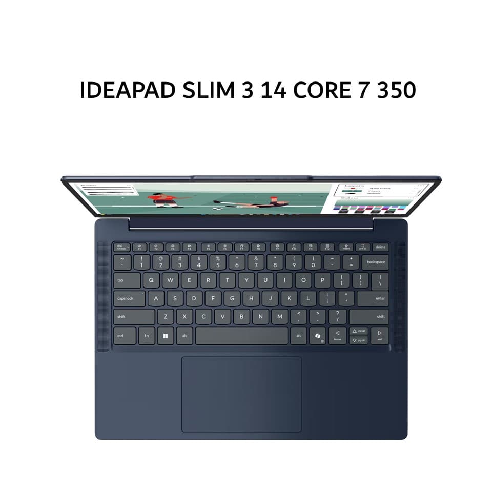 LENOVO IDEAPAD SLIM 3 14 CORE 7 350 8GB 512GB W11+OHS+M365B 14.0WUXGA IPS BLIT 2Y PREM+2ADP (BOX BP) BLU -98ID