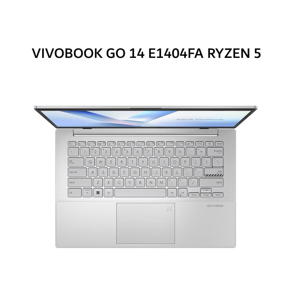 ASUS VIVOBOOK GO 14 E1404FA RYZEN 5 40 8GB 512GB W11+OHS+M365B 14.0FHD VIPS SLV -VIPS5856M