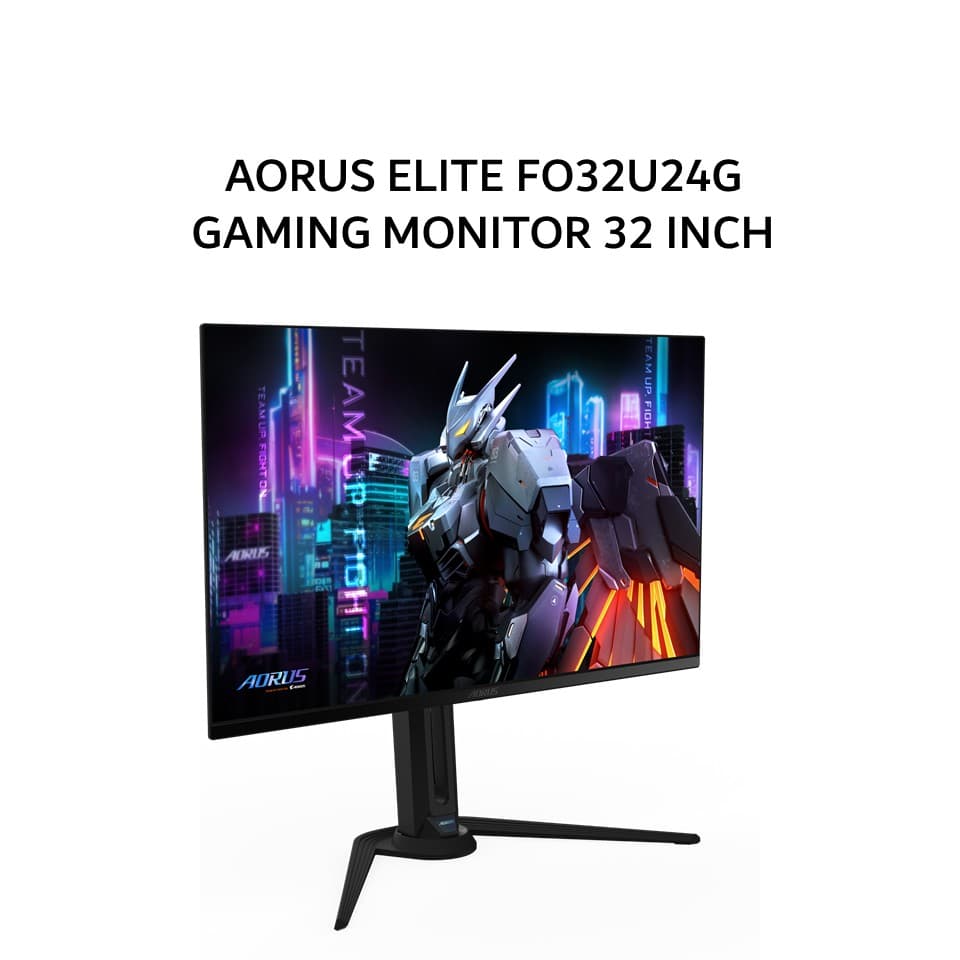 GIGABYTE GAMING MONITOR AORUS ELITE FO32U24G 32 INCH WOLED UHD 4K 0.03MS 240HZ HDR10 HDMI+DP USB-C SPEAKER ERGONOMICS 3Y